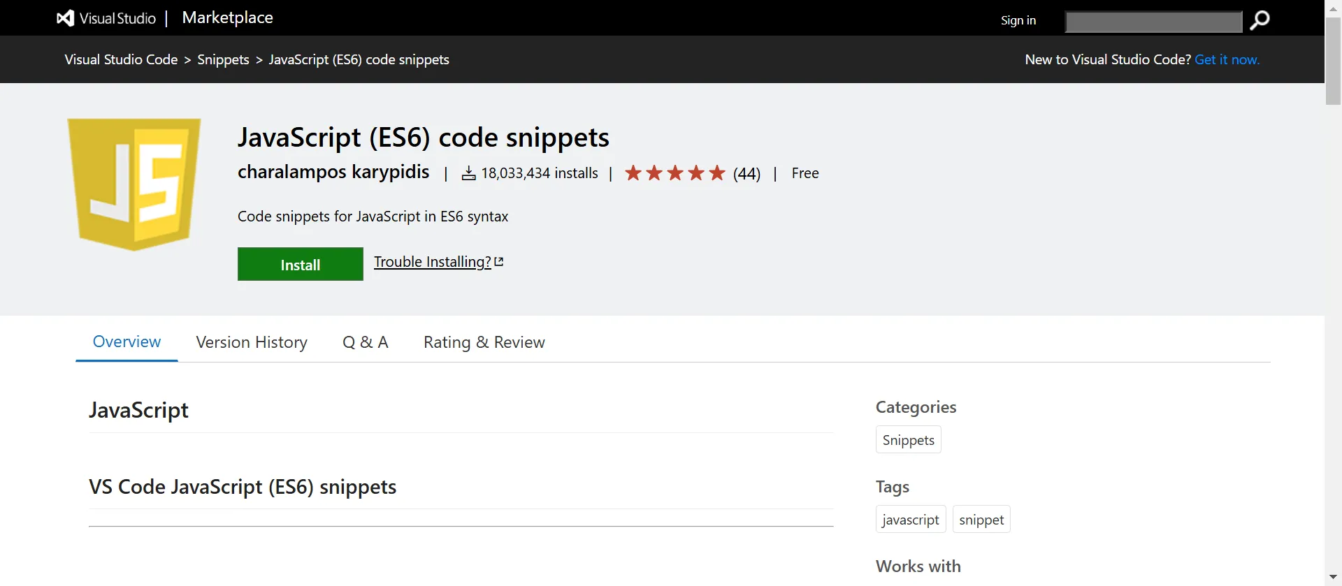 JavaScript (ES6) Code Snippets