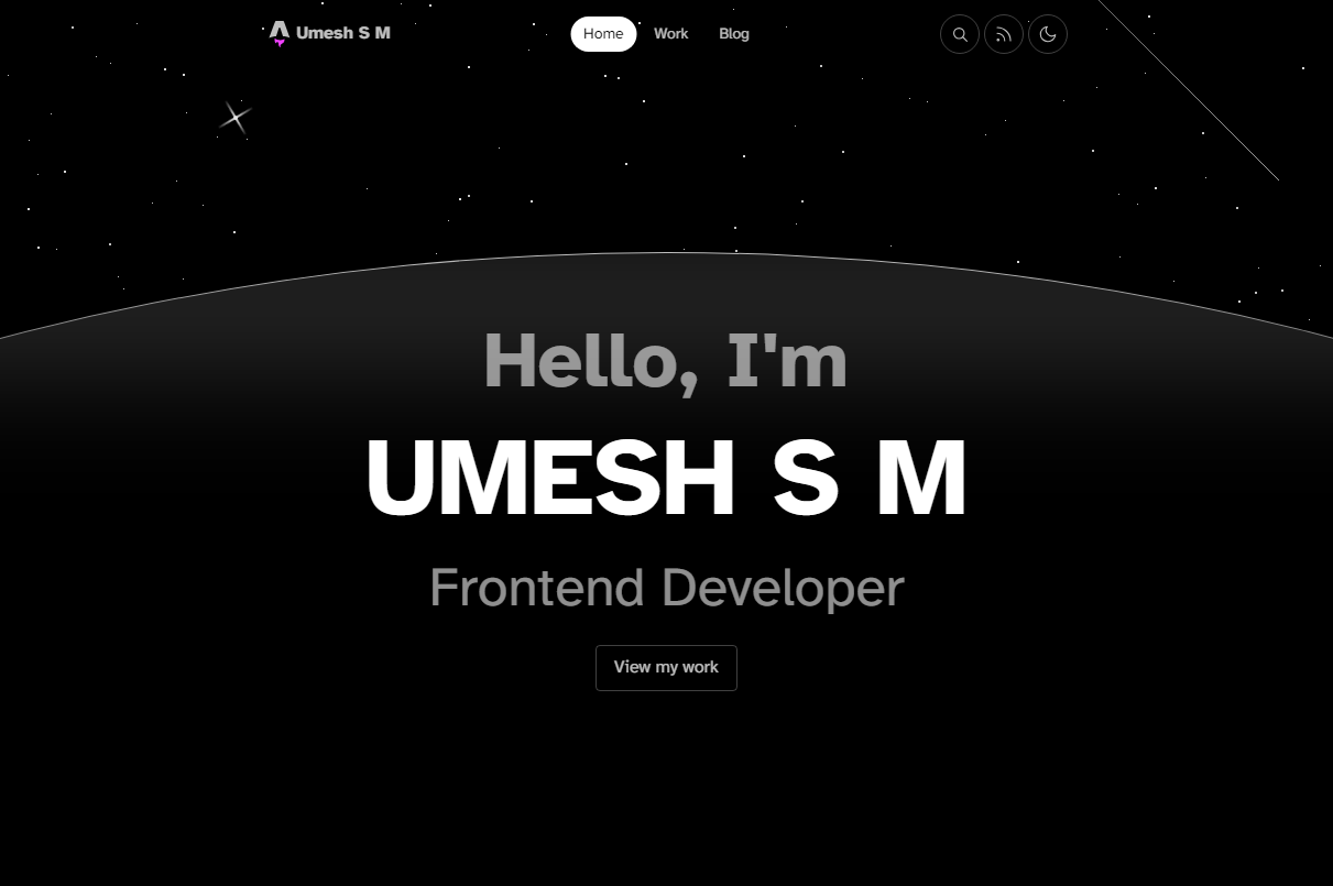 Home | Umesh S M